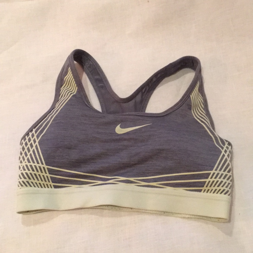 Nike sports bra DRI-FIT Padding included gray